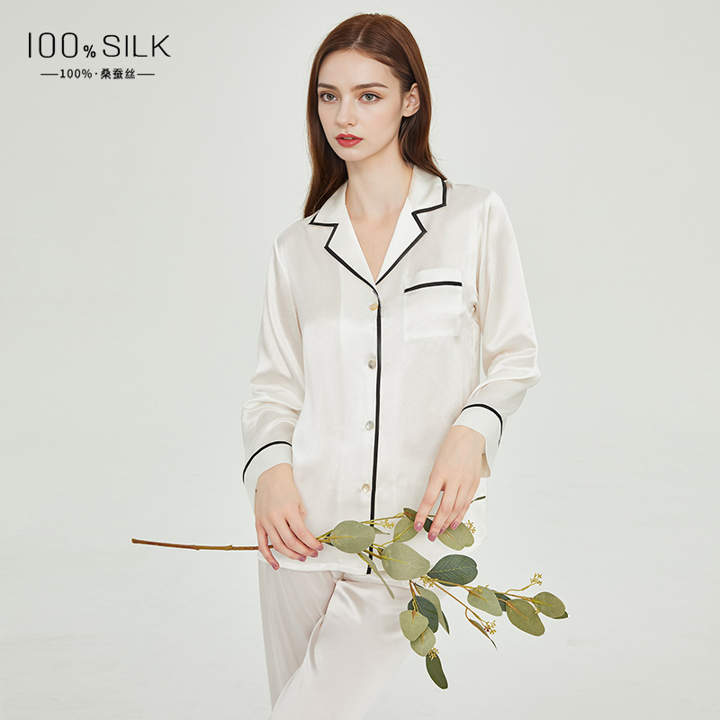 19-Momme Mulberry Silk Pajama Set – Women’s Sleepwear