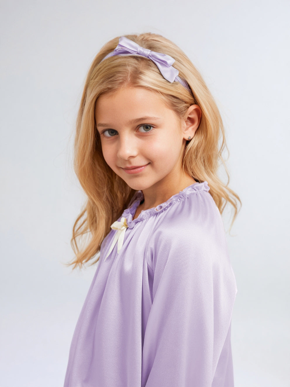 19-Momme Mulberry Silk Pajama Set – Children’s Sleepwear